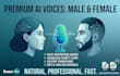 make ai audio male or female voice