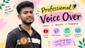 record male bengali or bangla voice over for your script
