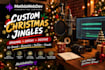 write a custom christmas jingle or festive song