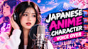record cute japanese anime character voice over