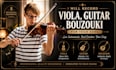 record viola guitar bouzouki for your song
