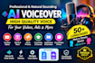 create natural ai voice over in 50 plus languages