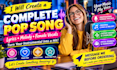 write and sing original topline for pop song