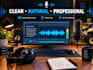 create professional text to audio with ai voiceover