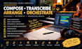 compose, transcribe, arrange, orchestrate any work you like