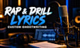 ghostwrite rap lyrics for your song in any style