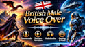 record a professional british male voice over