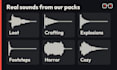 design a custom game sound effects pack for your indie game