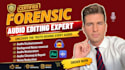 do forensic audio cleanup, detect background voice, noise reduction, enhance