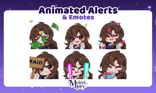 Animation Emote/Alerts – IllustCafe