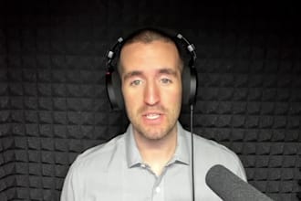record your professional voice over in british english with commercial rights