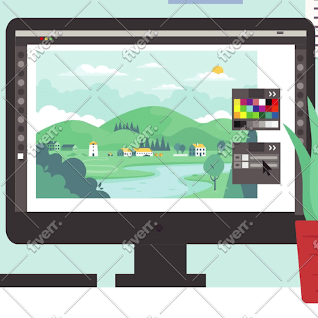 Image d'échantillon de travail