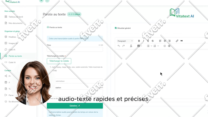 Image d'échantillon de travail