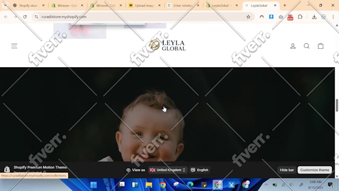 Immagine del campione di lavoro