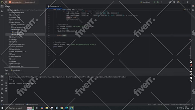 Do object detections , face recognition and opencv projects in python ...