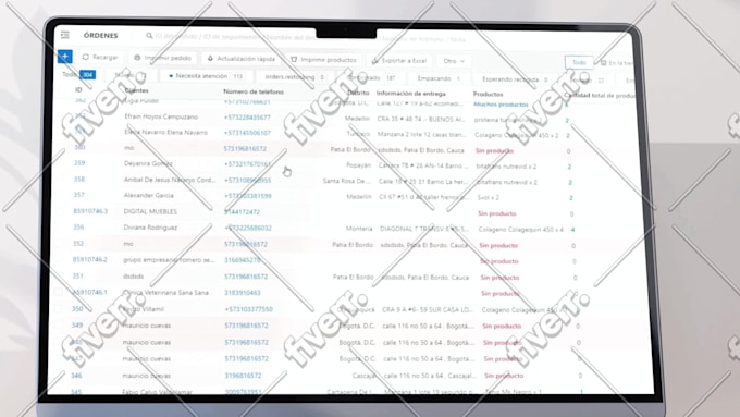 Immagine del campione di lavoro