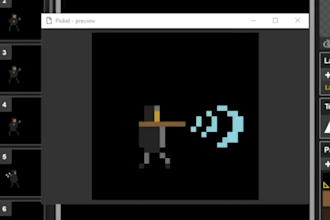 design your 2d pixel art character and animation