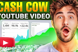 create faceless cash cow videos for youtube automation channel