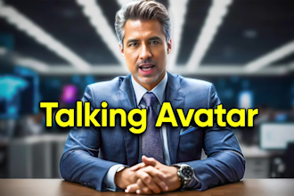 make ai talking avatar video with voiceover and captions from script
