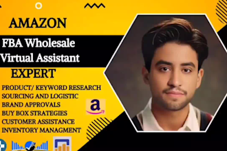 be your expert amazon fba wholesale virtual assistant