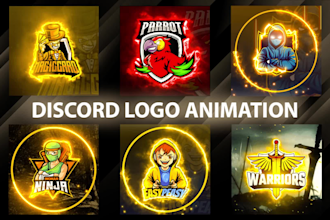 design animated discord logo animation, pfp, icon and banner animated gif