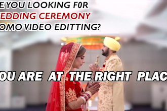 do professional cinematic wedding video editing