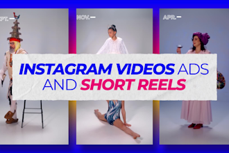 create instagram videos and commercial video ads for social media
