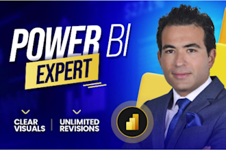 be your data analyst power bi expert for your dashboard and data visualization