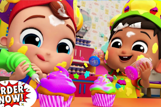 create 2d 3d animation video nursery rhymes and stories