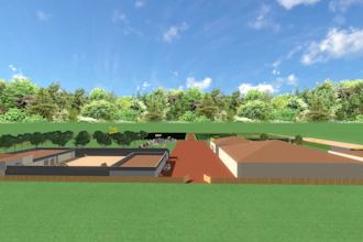 design agriculture farm and garden with animation video