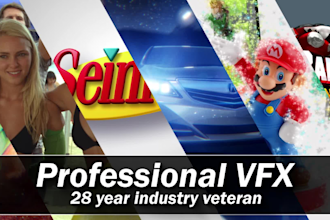 create professional quality vfx, cgi, compositing