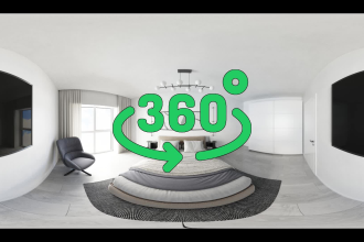 create 360 VR renderings and virtual walkthrough tours