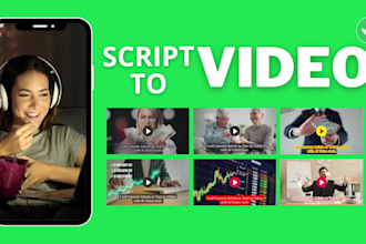 convert script or text to video with ai voice over