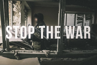 create a video about war in ukraine with your song
