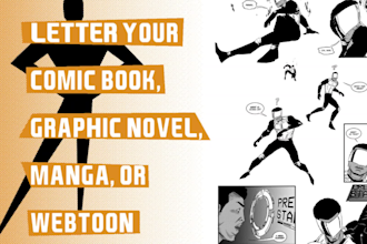 add lettering and sound effects to your comic book