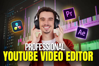 be your professional youtube video editing expert