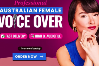 record a professional australian female voice over