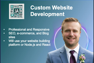 build or rebuild a responsive, professional website