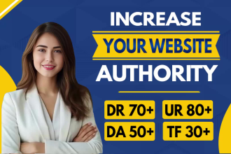 increase domain rating ahrefs DR domain authority moz da majestic tf