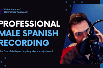 record anything with a male voice in neutral spanish