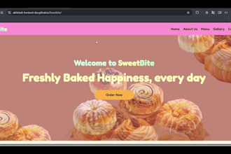 create a stunning website for your bakery, cafe, or small business