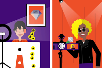create a 2d explainer video or sale video