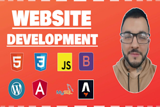 create, modify and develop your website