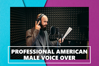 record deep american male voiceover  for you