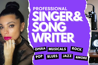 be your pro female multifaceted singer and songwriter