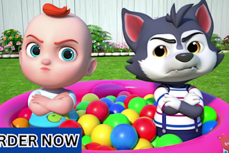 create nursery rhyme and educational learning video for monetization