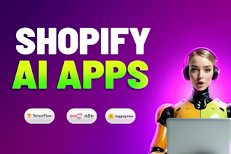build ai powered shopify apps, shopify app integration and automation