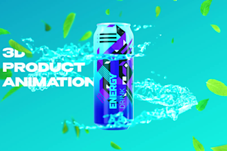 create a 3d product animation
