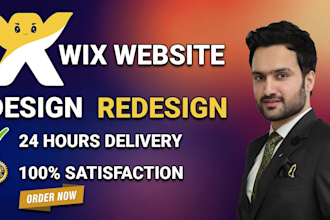 design wix website, build wix website and do wix website redesign