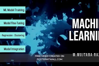 do machine learning model training and integration in python